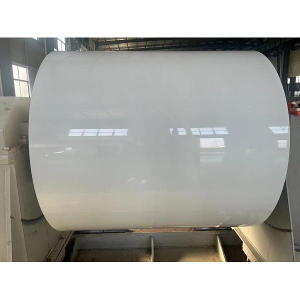 Aluminum Alloy 1100 Aluminum Coil (0.6mm, Customizable Extra-Wide Width, White PE Coating) for Bus Interior Panels