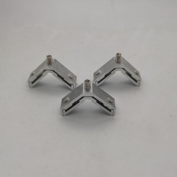 Custom Aluminium Corner Joint OEM V Shaped For Office Partition