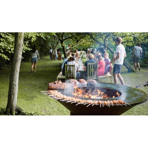 Древесина горя выдерживающ стальной на открытом воздухе варить жарит 100cm для барбекю