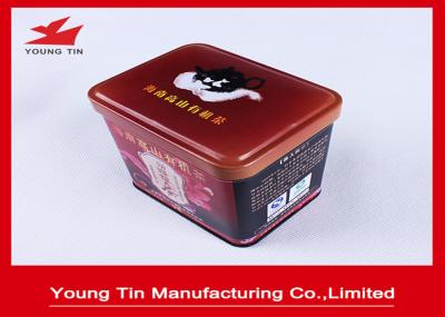 Empty Metal Coffee Tins Box Food Grade , Custom Full Color Printing Coffee Tin Cans