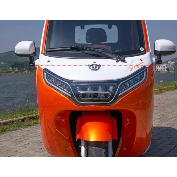 Enclosed 3 Seats Three Wheel Electric Tricycle 55km/H OEM