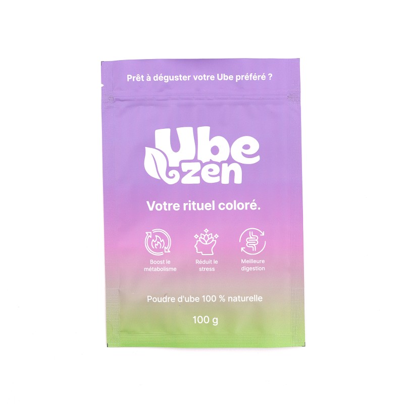 Custom Gradient Printed Stand-Up Pouch — Food-Grade