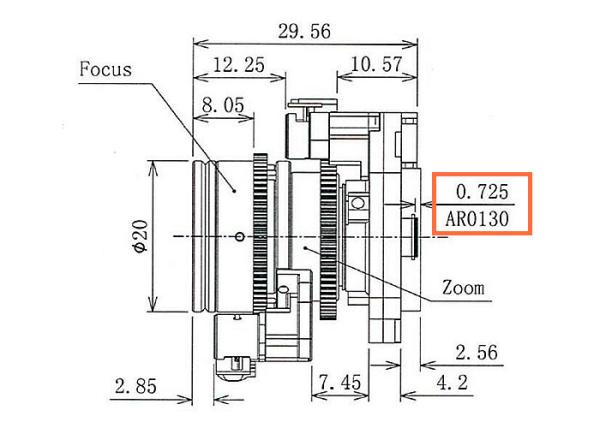 1/2.7 2.8-6.0mm 3Megapixel F2.0 S-Mount M12x0.5 mount Fixed IRIS Manual Zoom lens Vari-focal IR Lens