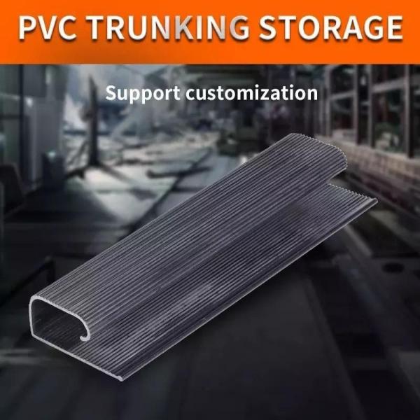 Cable Trunking Wiring Ducts Electrical Cable Management Plastic Trunk with Adhesive Profiles Customized