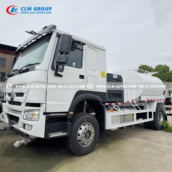 SINOTRUK HOWO 300HP High Pressure Cleaning Truck with DENAIR Air Compressor and Carbon Steel Construction