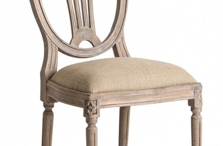 Shield Back Upholstered Wood Dining Chair  CYC-052