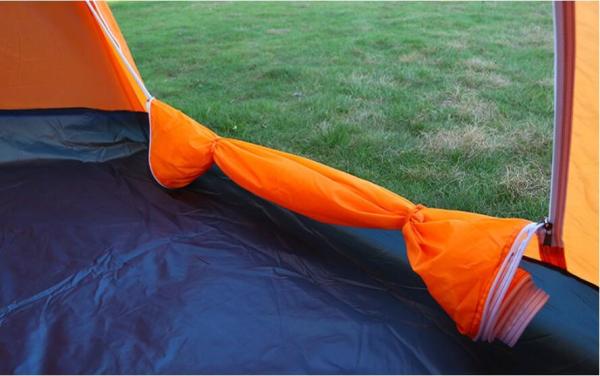 6-8 Person Double Layer Two Doors Camping 6-8 Person Waterproof Dome Shelter Family Cabin Large Hexagon Tent(HT6083)