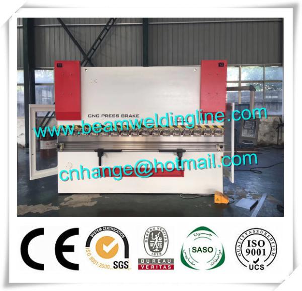 WE67K -200T /4000 CNC Hydraulic Press Brake , Sheet Press Brake Bending Machine