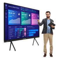 Panneaux plats interactifs à cadre métallique pour tableaux blancs interactifs pour l'éducation