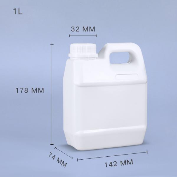 40% PCR Adicionado 1L HDPE Barril Quadrado Balde de Plástico Jerry Can para Tambor de Óleo da UMETASS