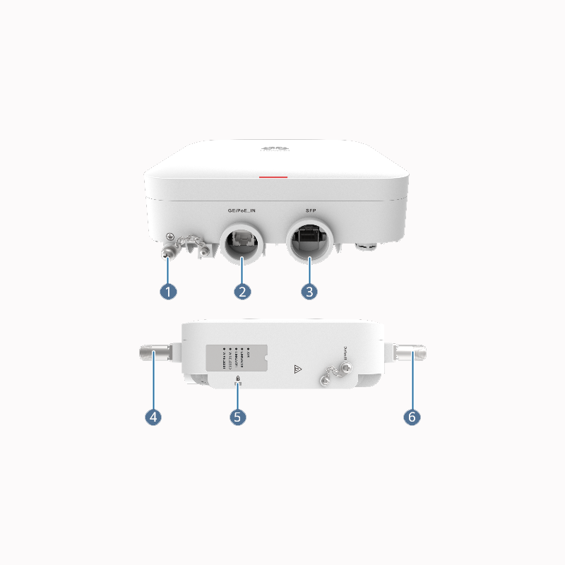 AirEngine 5761R-11E 02354DKT Wireless Wi-Fi 6 Outdoor Access Point With External Antenna