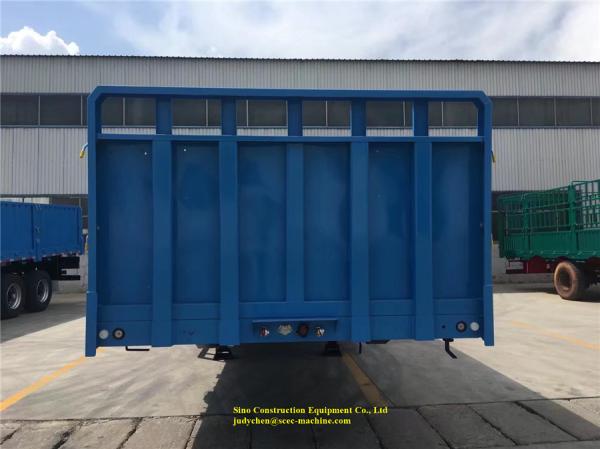 Loading 50t Semi Cargo Trailer Double Function For Long Distance Transportation
