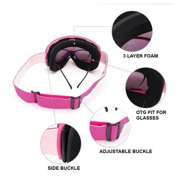 Interchangeable Lenses Magnetic MX Goggles Custom Logo for Motorcycle Professionals