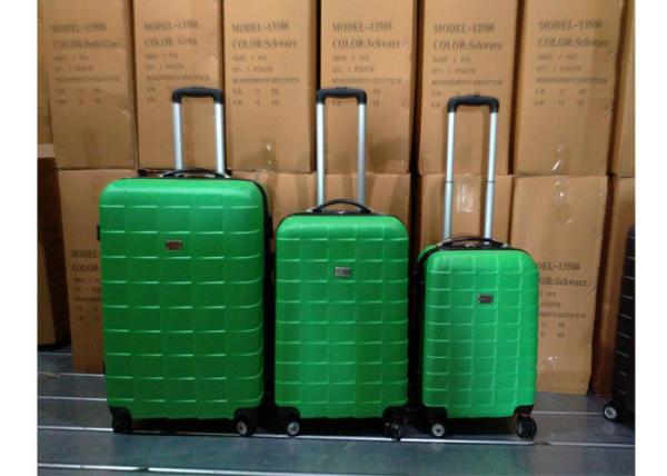 Beautiful ABS Trolley Luggage Bag Set , Aluminum Silver Carry On Trolley Case
