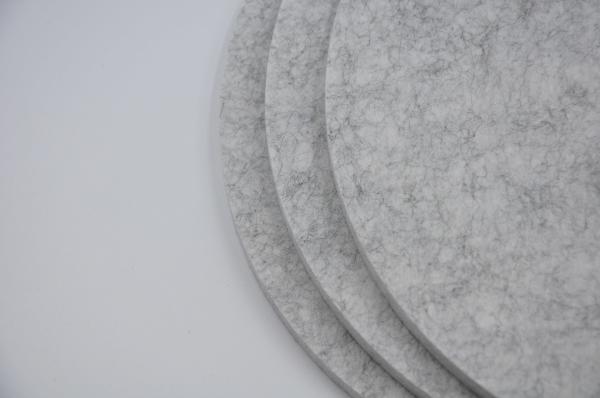 Auditorium Soundproof Round Acoustic Panels Fire Retardant Acoustic Cinema Wall Panels