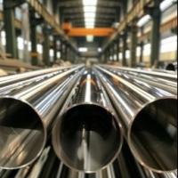 Pipe ronde SS laminée à froid ASTM A554 5m longueur miroir poli 5mm épaisseur