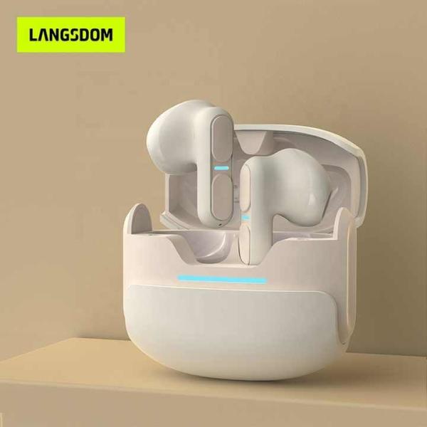 Langsdom TG11 OEM casque personnalisé mini version sans fil petit casque Bluetooth 5.3 TWS casque