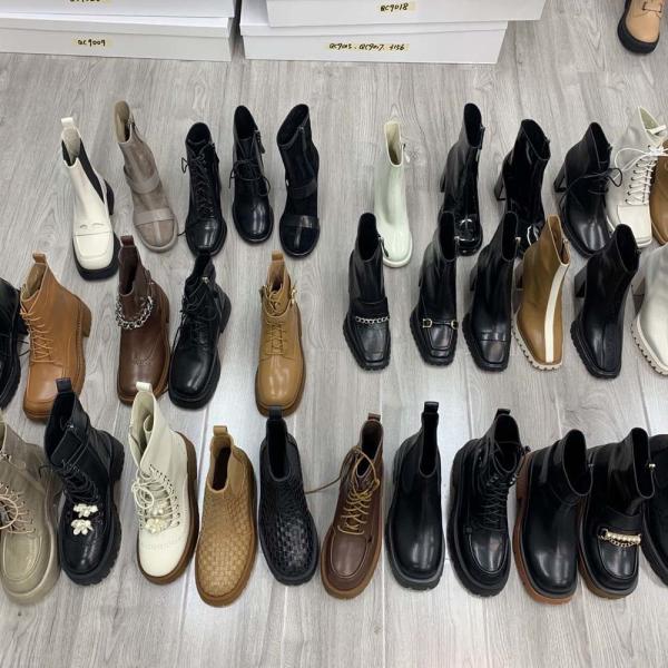 Microfiber TPU PVC Leather Sneaker Booties For Women And Man