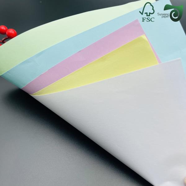 55GSM 60GSM 75GSM Black Image Carbonless Paper CB CFB CF Types 650mm 910mm
