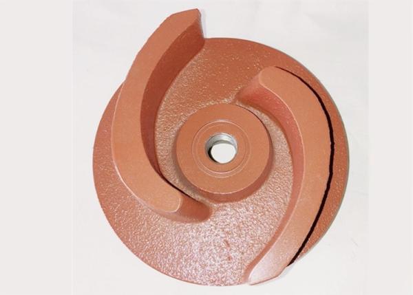 Grey Iron Casting Parts  120-150 Series Pump Rotor 2.3KG Weight Red Painted