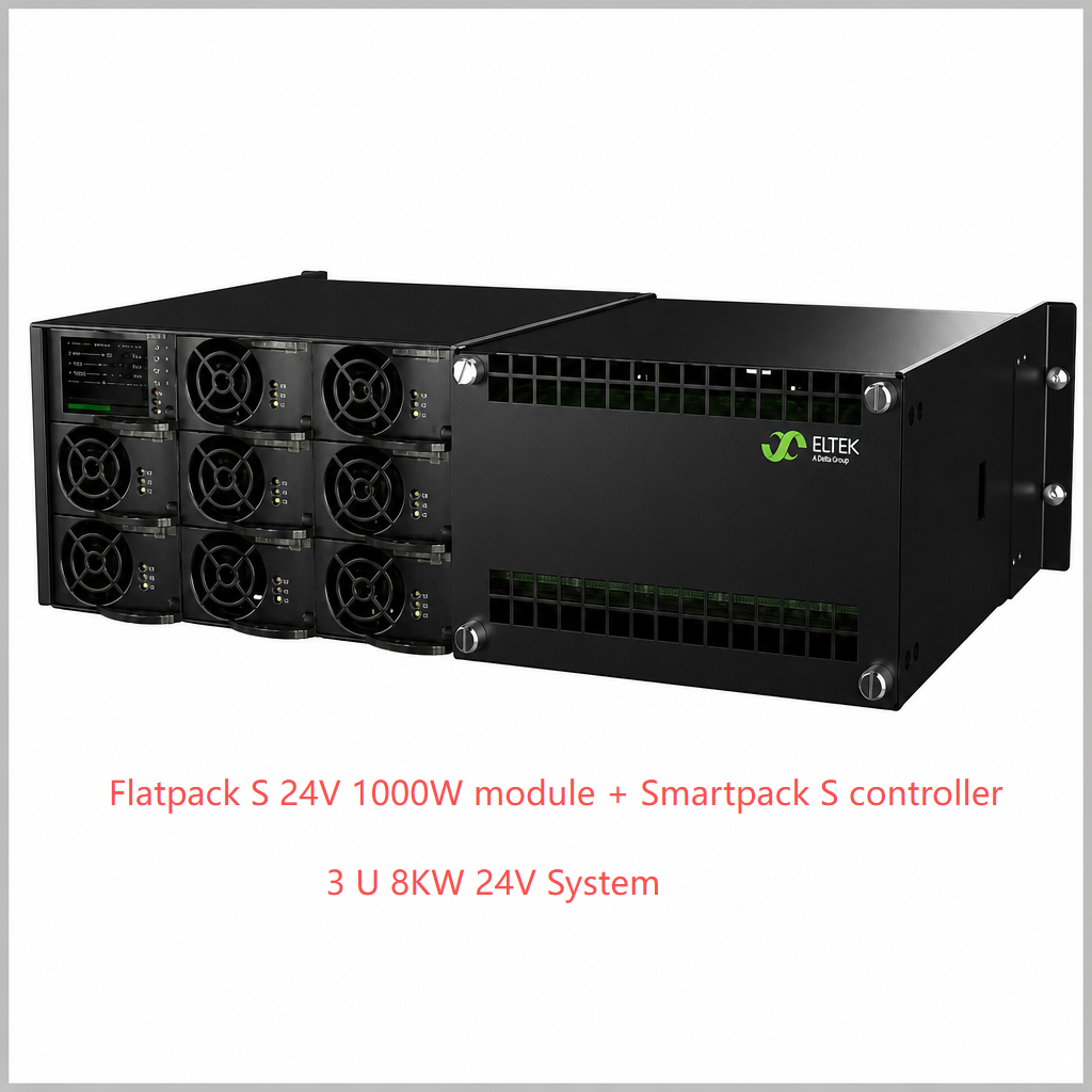 Eltek Flatpack S 24/1000HE Rectifier Module 24V 1000W High Efficiency Power Supply Module P/N 241122.205 Brand New