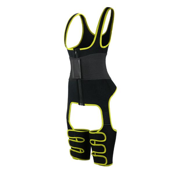 Da cintura completa do corpo do ajustador 6XL da coxa do neopreno correias de couro ajustáveis de Cincher