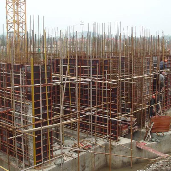 Steel Frame Plywood Board Formwork 1200*600mm For Concrete Wall