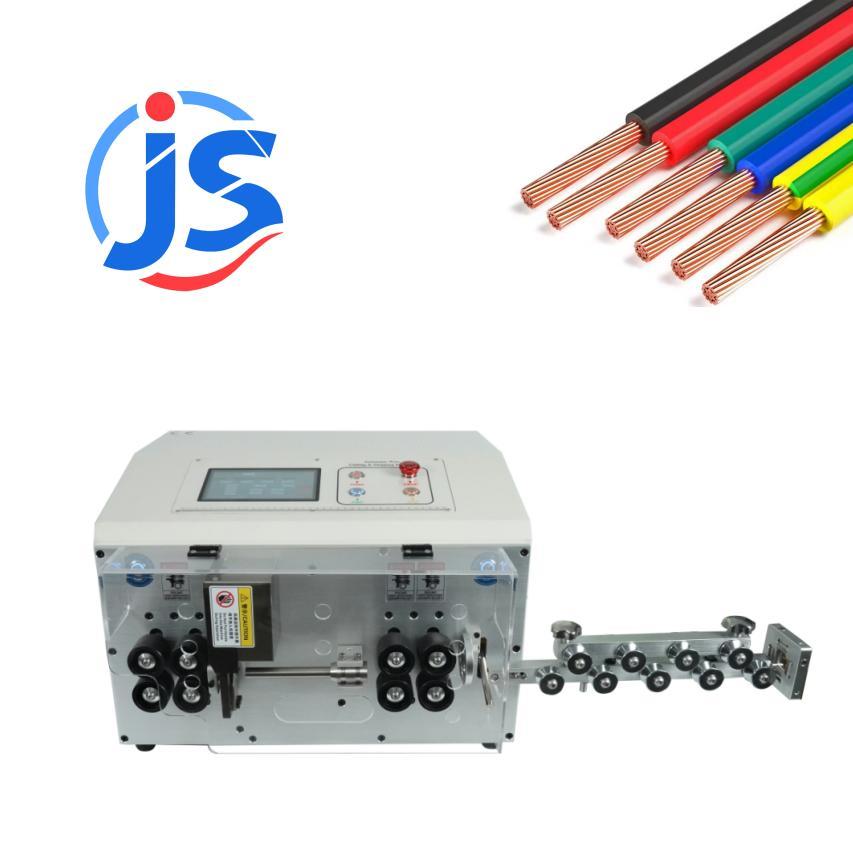 Fully Automatic Iron Wheel BV Cable Wire Cut Machine with High Speed Steel Blade and 7 Inch PLC Screen for 3000-3500pcs/hour Output