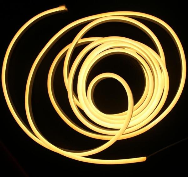 Lâmpadas FITA LED NEON FLEX 12V RGB, 12W/ M, 12X6MM, 900LM/ M, DC12V, IP65, 5M