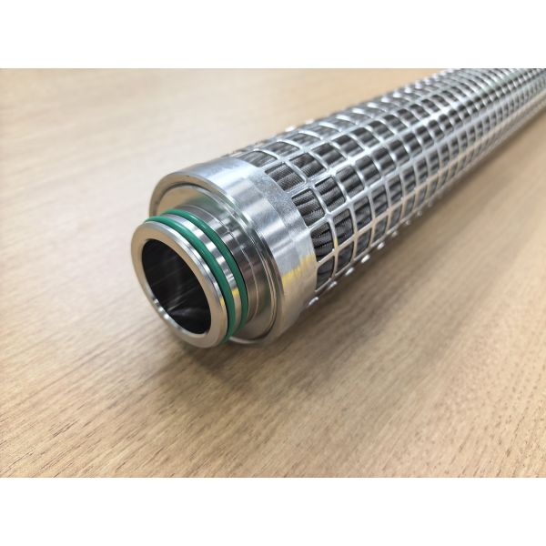 316L Stainless Steel Pleated Filter Cartridge with Large Filtration Area and High Temperature Resistance