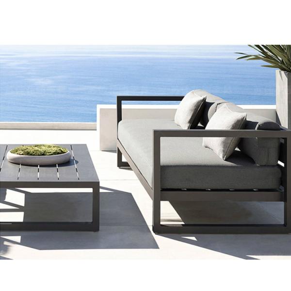 High End Nordic Style Sofa de Alumínio à prova de ferrugem