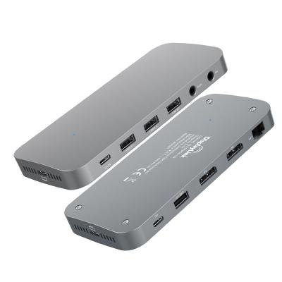 USB 3.0 TYPE A et C double connexion d'affichage 4K 6050 Station d'accueil