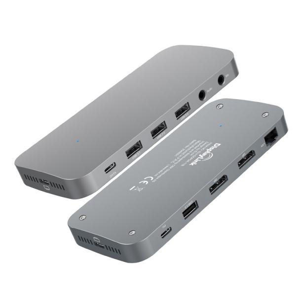 USB 3.0 TYPE A et C double connexion d'affichage 4K 6050 Station d'accueil