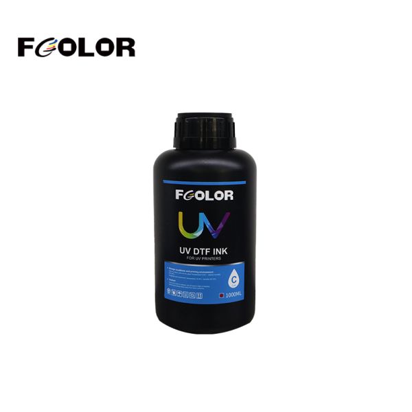 FCOLOR 500ML Uv Led for Uv Ink UV Inks Soft epson I3200 Inks for I3200U1 XP600  and Flatbed Printer