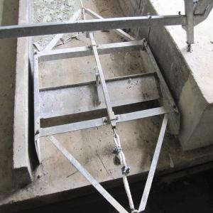 Cage de ferme de largeur du système 1800/2100mm d'enlèvement d'engrais de