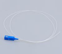 Câble blanc unimodal optique du simplex 0.9mm LSZH du tresse SC/UPC G652D de fibre