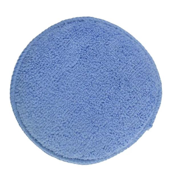 Blue Color Microfiber Wax Applicator Pads For Cars Foam Sponge