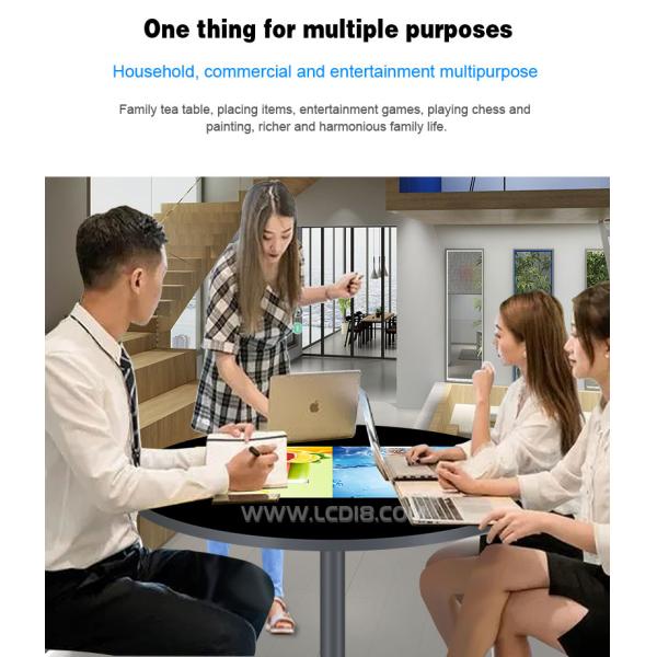 Кофе-магазин 22 дюймовый стол с многоприкосновным экраном Ресторан Android ПК Все в одном Компьютерный сенсорный стол