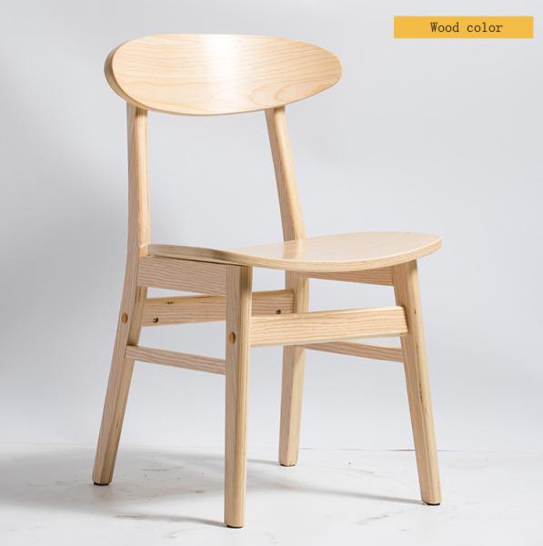 Nordic Dining Chair Solid Wood Modern Minimalist Adult Home Chair Dining Chair Dinette