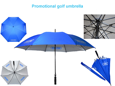 Promotional 60 Inch Auto Open Golf Umbrella With UV Protection