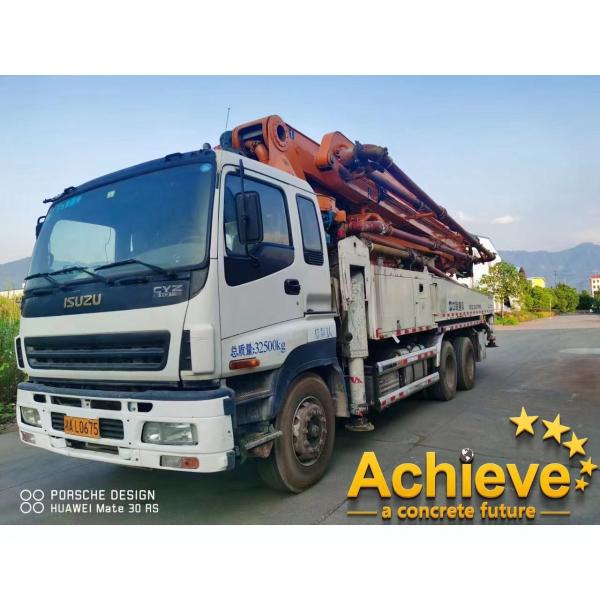 China 47M caminhão bomba de concreto usado para venda preço Zoomlion