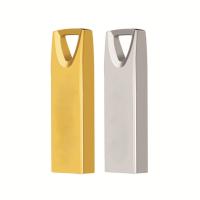 Palillo de encargo impermeable ROHS del usb de memoria USB 32gb 64gb del metal del OEM 2,0