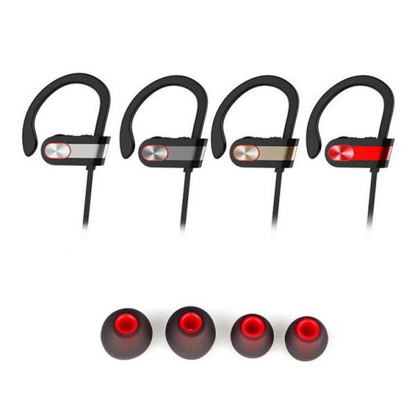 Беспроводные наушники-вкладыши Bluetooth Jogger Earbuds IPX7 Sweatproof In-Ear для занятий спортом в тренажерном зале