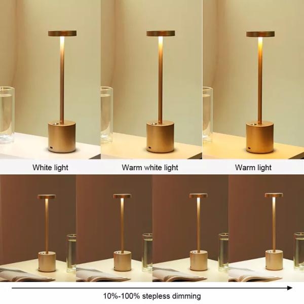 Rechargeable Portable Bedside Night Light DC6V Led Table Lamp Restaurant