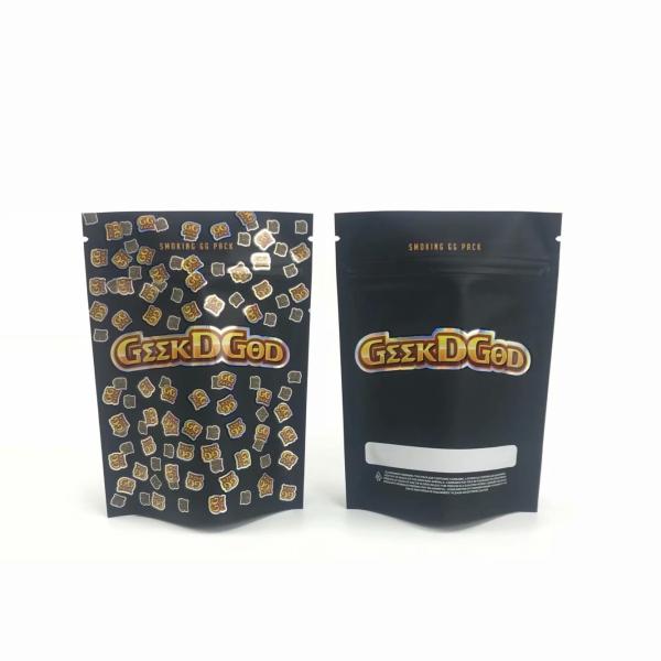 Os saquinhos personalizados livres Doypack saboroso médico da prova da criança da amostra levantam-se o malote com zíperes dobro