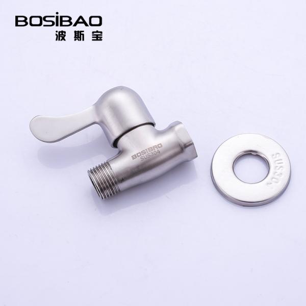 Полируя кисловочный угловой вентиль ливня нержавеющей стали углового вентиля Bathroom сопротивления алкалиа