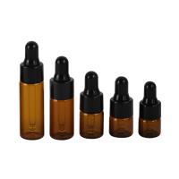1 ml de 2 ml de 3 ml de 4 ml de 5 ml de bouteilles mini-gouttes en verre ambre