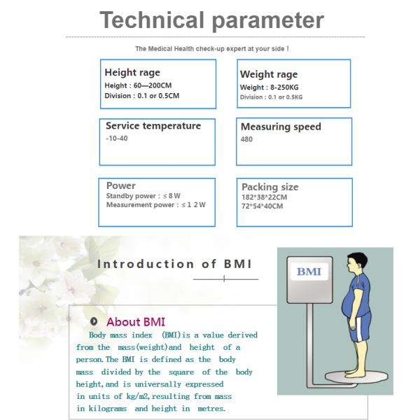 Pharmacy Scales Fitness Digital Weight Scale for Self Service Body-Weight Measurement