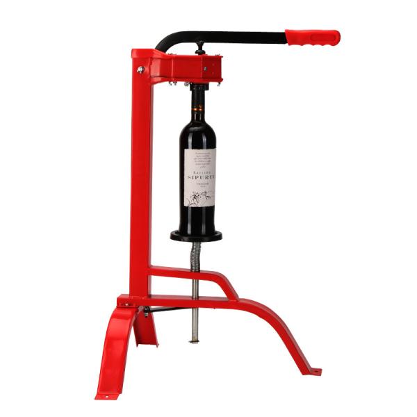 Durable Wine Bottle Corking Kit metal Construction With Plastic Hand Grip