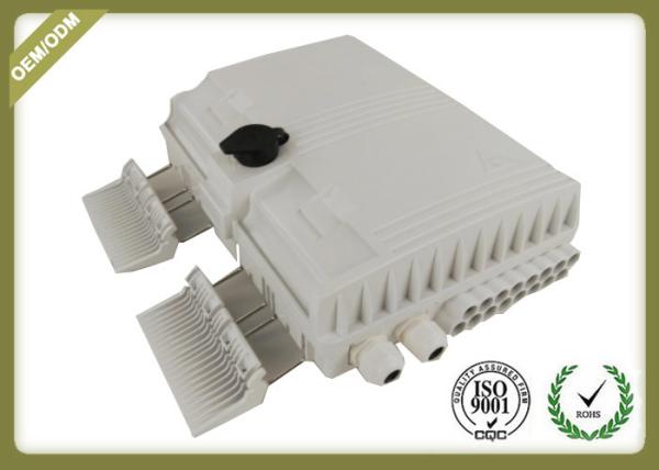 16 Core Outdoor Fiber Optic Junction Box Rainfall Resistant Outdoor